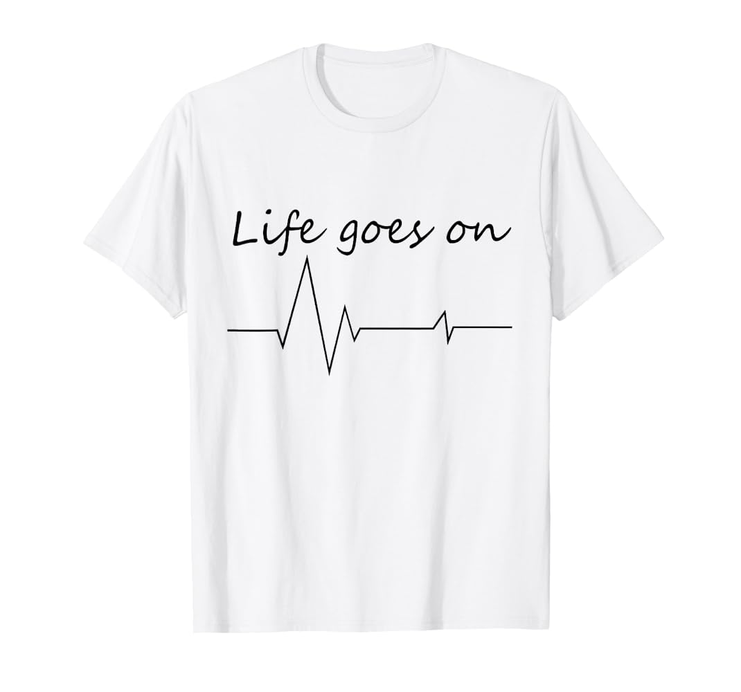 life goes on   Tシャツ LIFE GOES ONロゴTシャツ – FACE SANS FARD